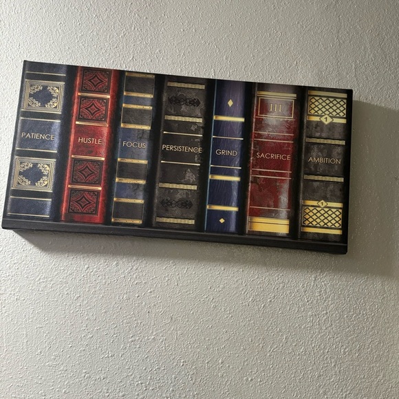 Motivational Book Shelf To Success wall decor - Picture 3 of 8